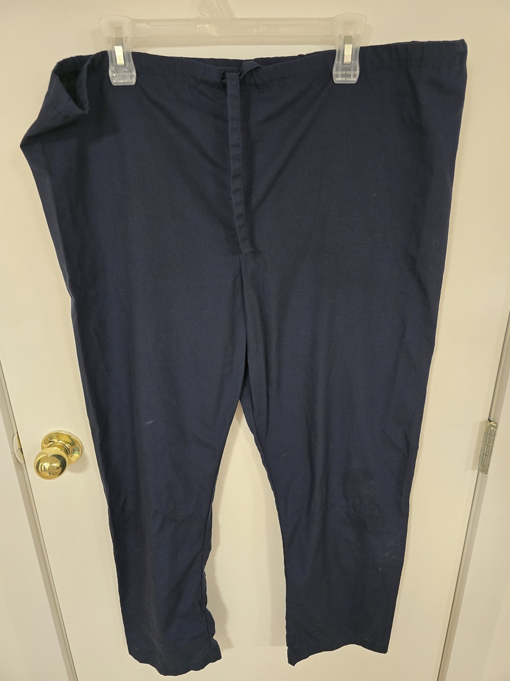 Women's Navy Blue Pull-On Scrub Pants
